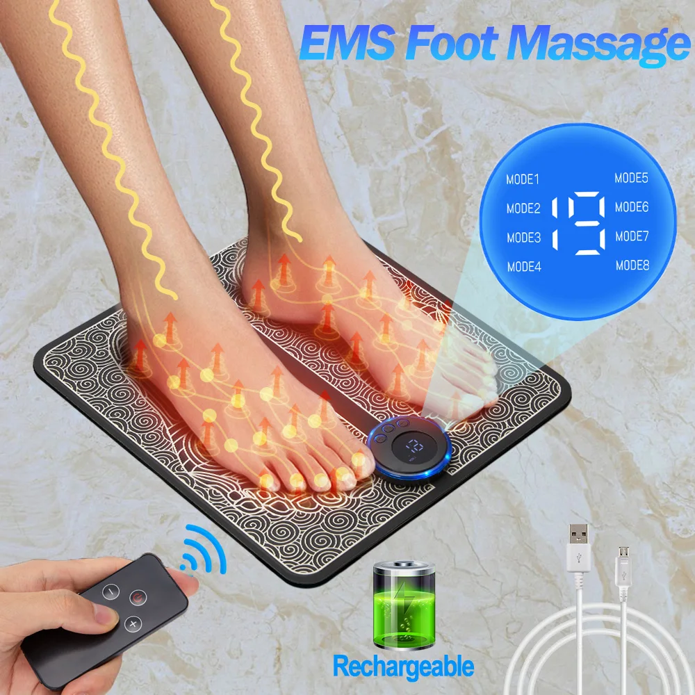 Ems Foot Massager - Elektrische Ems Voet Massager Pad Tientallen
