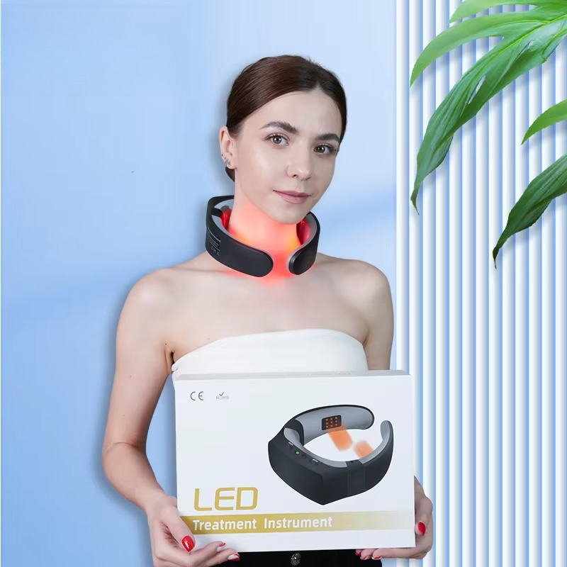 Red Light Therapy Device - Roodlichttherapie voor nek LED-apparaat voor gezichtslichttherapie