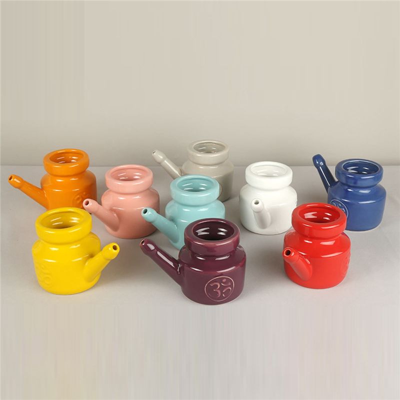 Neti Pot Nasal Rinse - 【OP VOORRAAD】350ml Keramische Neti Pot Neusreinigingspot