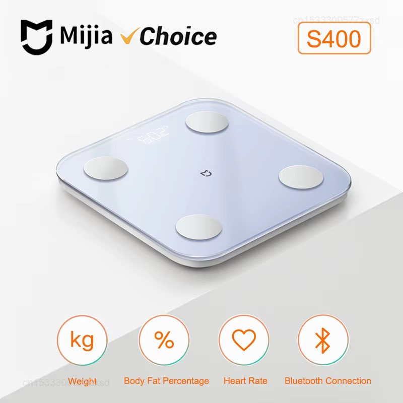 Digital Body Weight Scale - Mijia Lichaamsvetweegschaal S400 Bluetooth 5.0 Smart