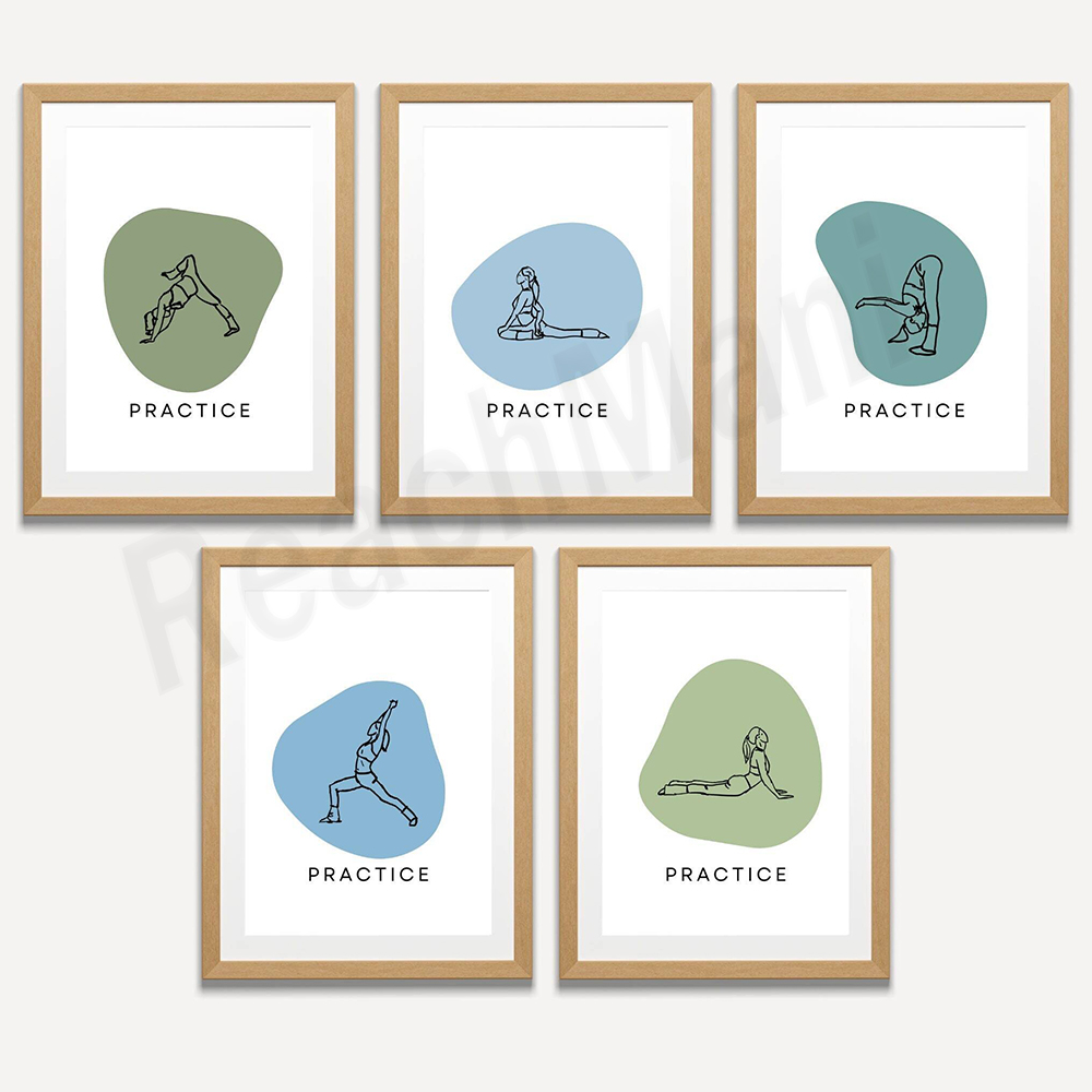 Health Wellness Poster - Safe Space Mindfulness Poster - Eenvoudige