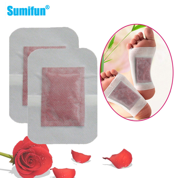 Detox Foot Patch - 10Pcs Herbal Rose Voet Detox Gips