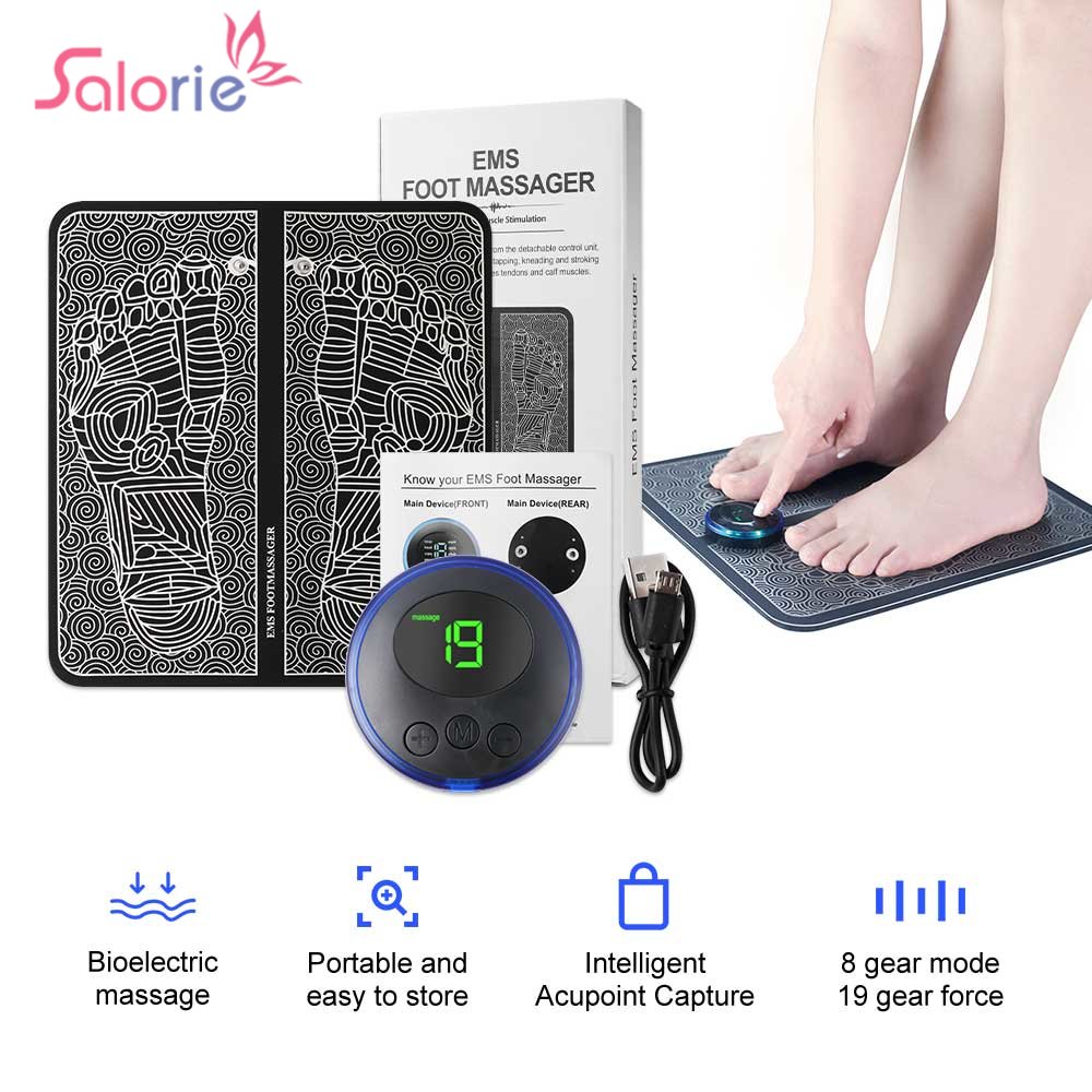 Ems Foot Massager - EMS-voetmassagepad Fysiotherapie Multi-directionele elektrische stimulator Spierstimulator