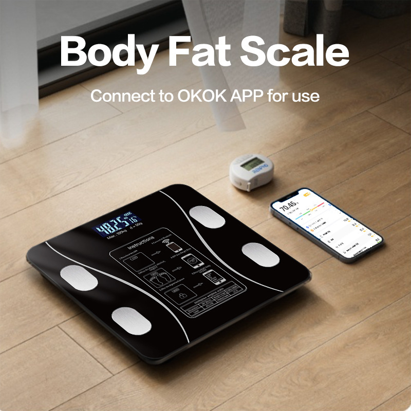 Oplaadbare slimme vetpercentag - Digital Body Weight Scale recensie en prijs