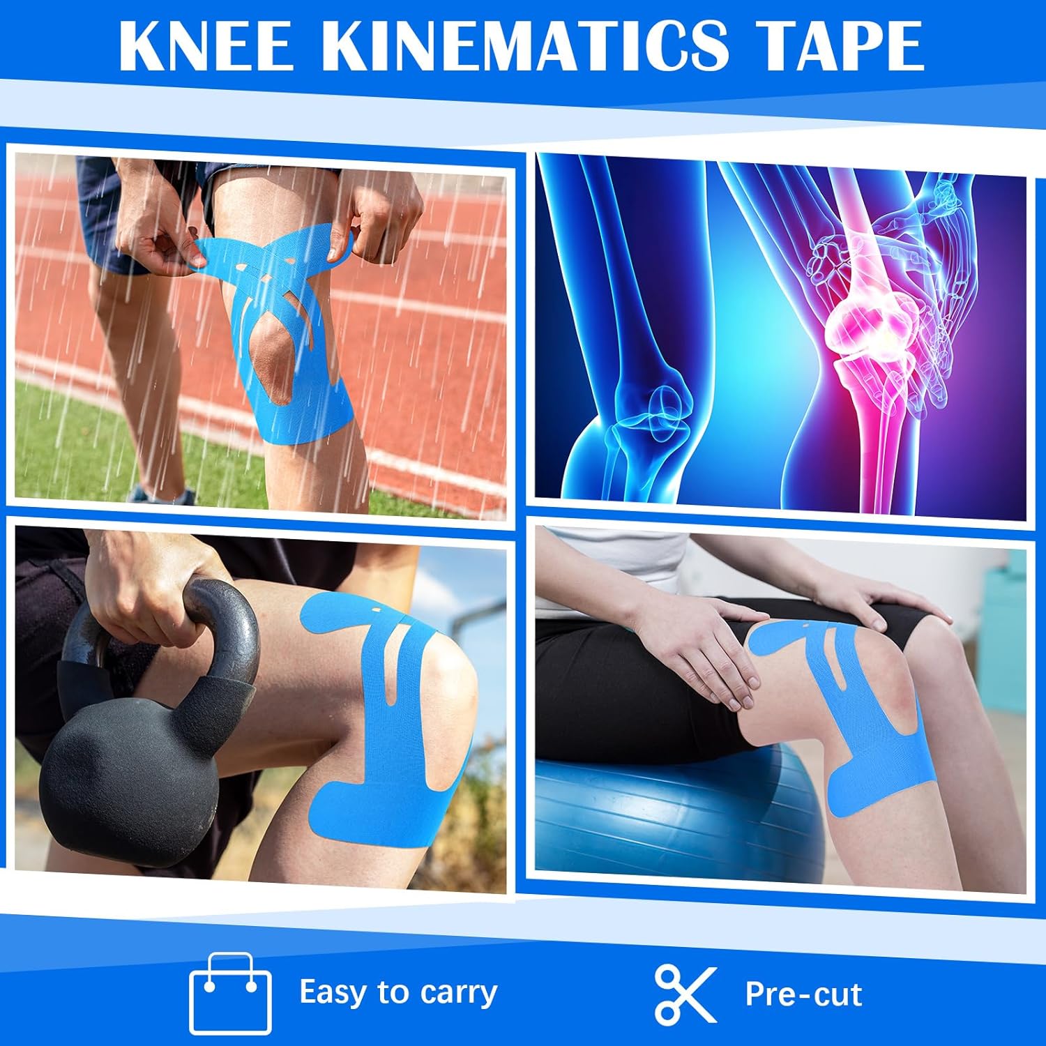 10 STKS Voorgesneden Kinesiolo - Kinesiology Tape Sports recensie en prijs