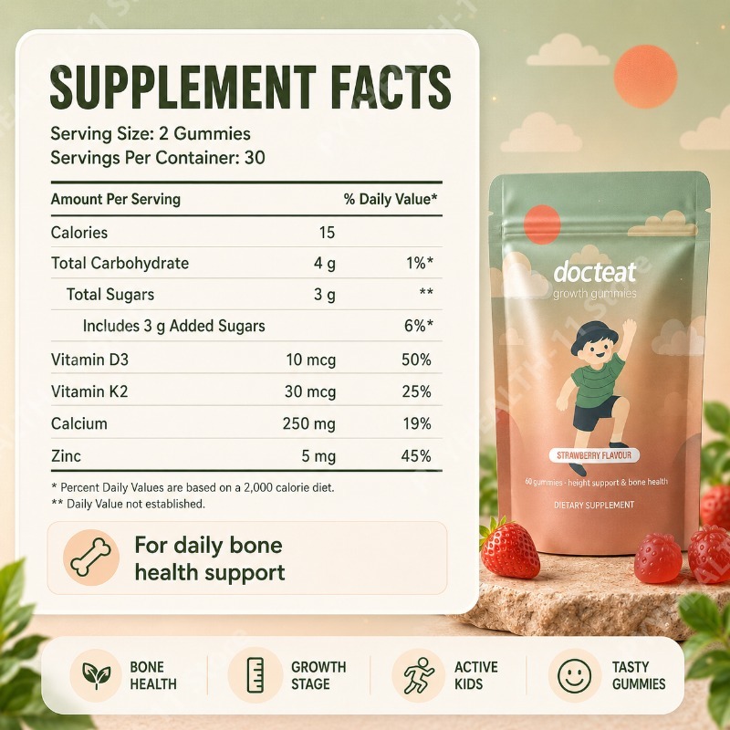 Kinderen Calcium Gummies Vitam - Wellness Health Nutrition recensie en prijs