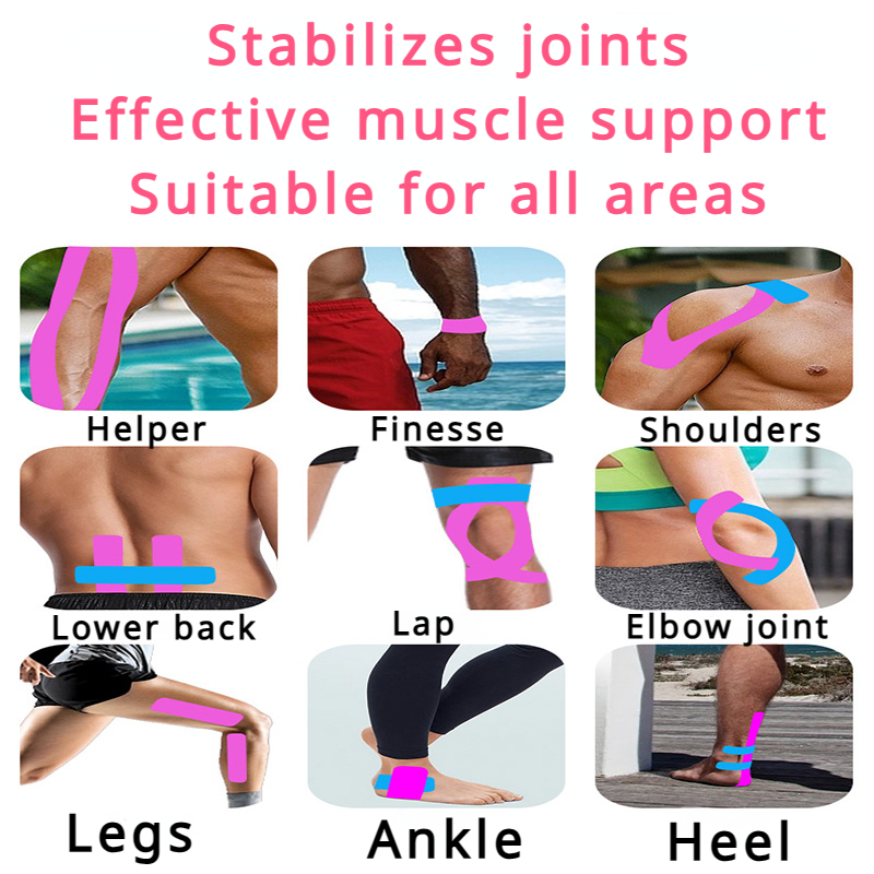 De moeite waard 5 cm * 5 m Kin - Kinesiology Tape Sports recensie en prijs