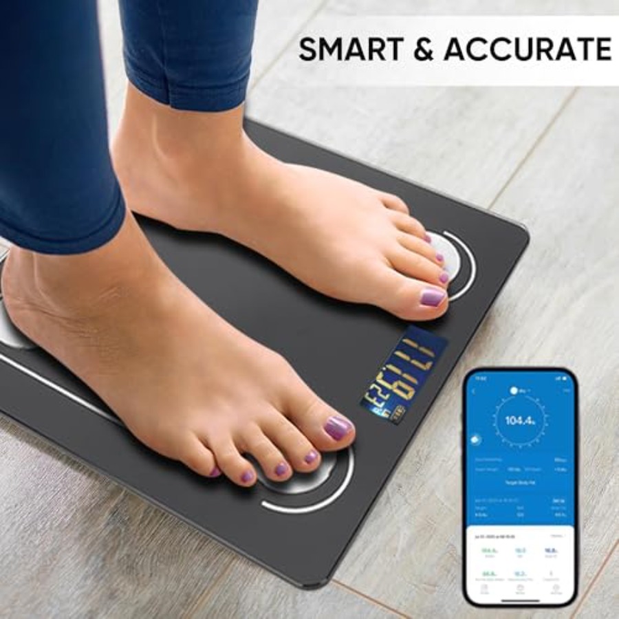 Slimme Bluetooth lichaamsvetwe - Digital Body Weight Scale recensie en prijs