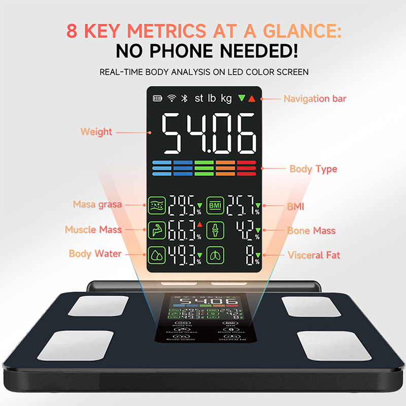 Slimme lichaamsweegschalen Nie - Digital Body Weight Scale recensie en prijs