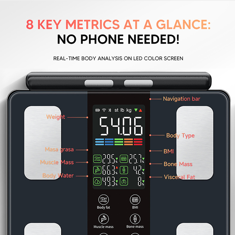 Slimme lichaamsweegschalen Nie - Digital Body Weight Scale recensie en prijs