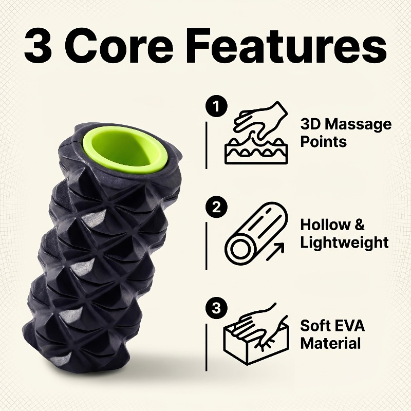 Foamroller Spier- en Voetmassa - Foam Roller Trigger Point recensie en prijs