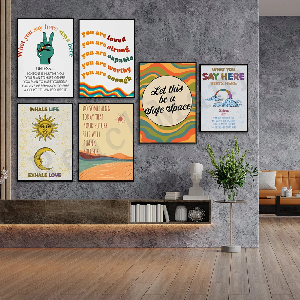 Zelfzorg Mentale Gezondheid Th - Health Wellness Poster recensie en prijs