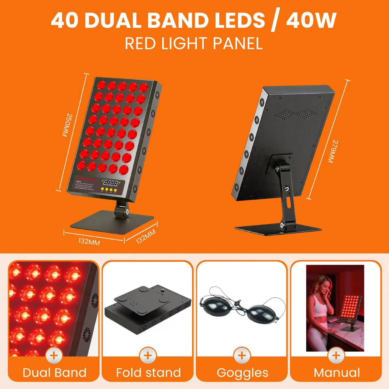 LED Rood Licht 200W Therapiepa - Red Light Therapy Device recensie en prijs
