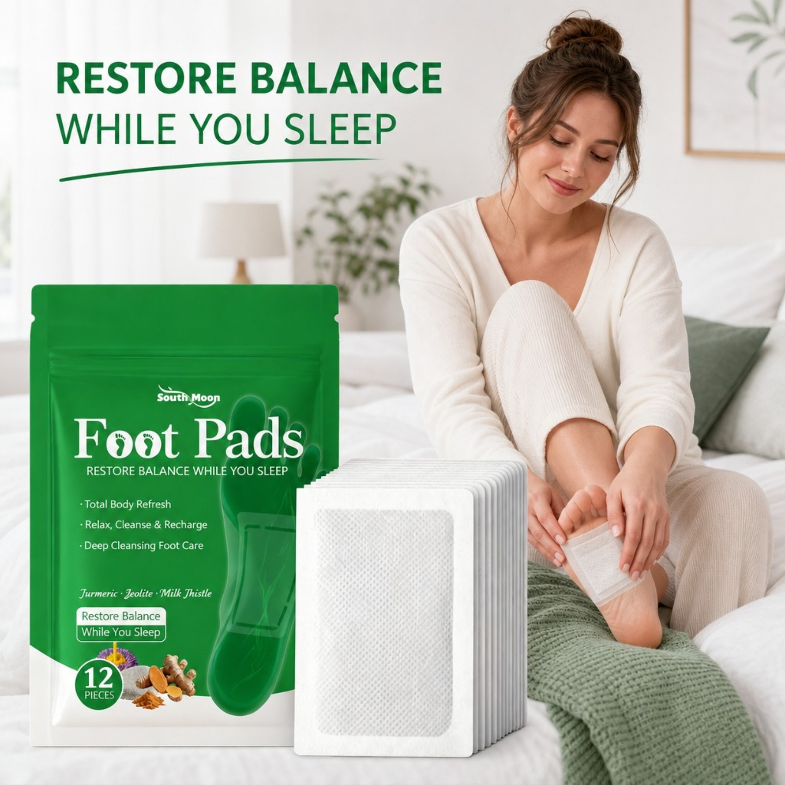 12/36/60/120 stuks Kurkuma Voe - Detox Foot Patch recensie en prijs