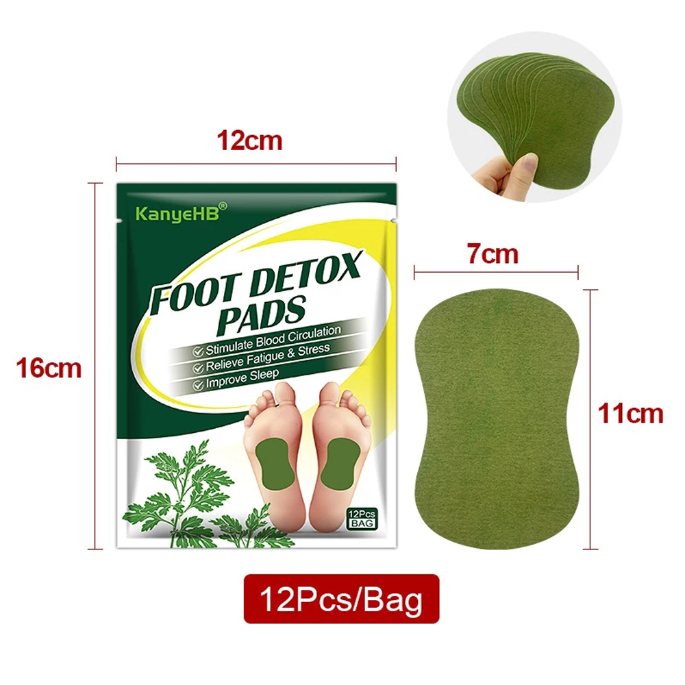 12-60PCS Detox Voetpleisters V - Detox Foot Patch recensie en prijs