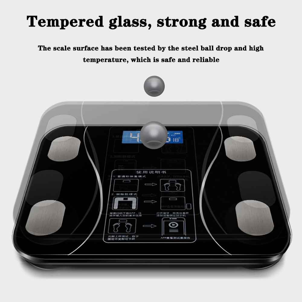 Lichaamsvetweegschaal Slimme d - Digital Body Weight Scale recensie en prijs