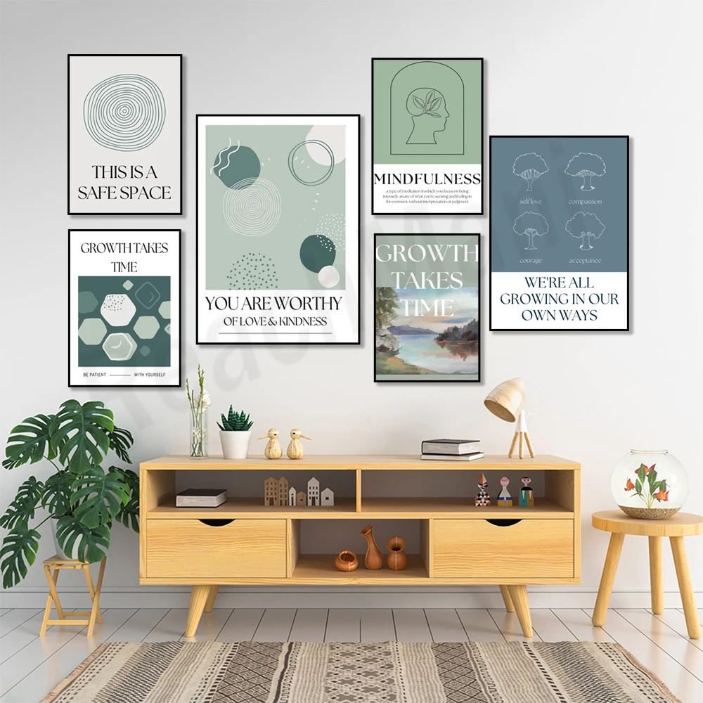 Mindfulness print, het is een  - Health Wellness Poster recensie en prijs